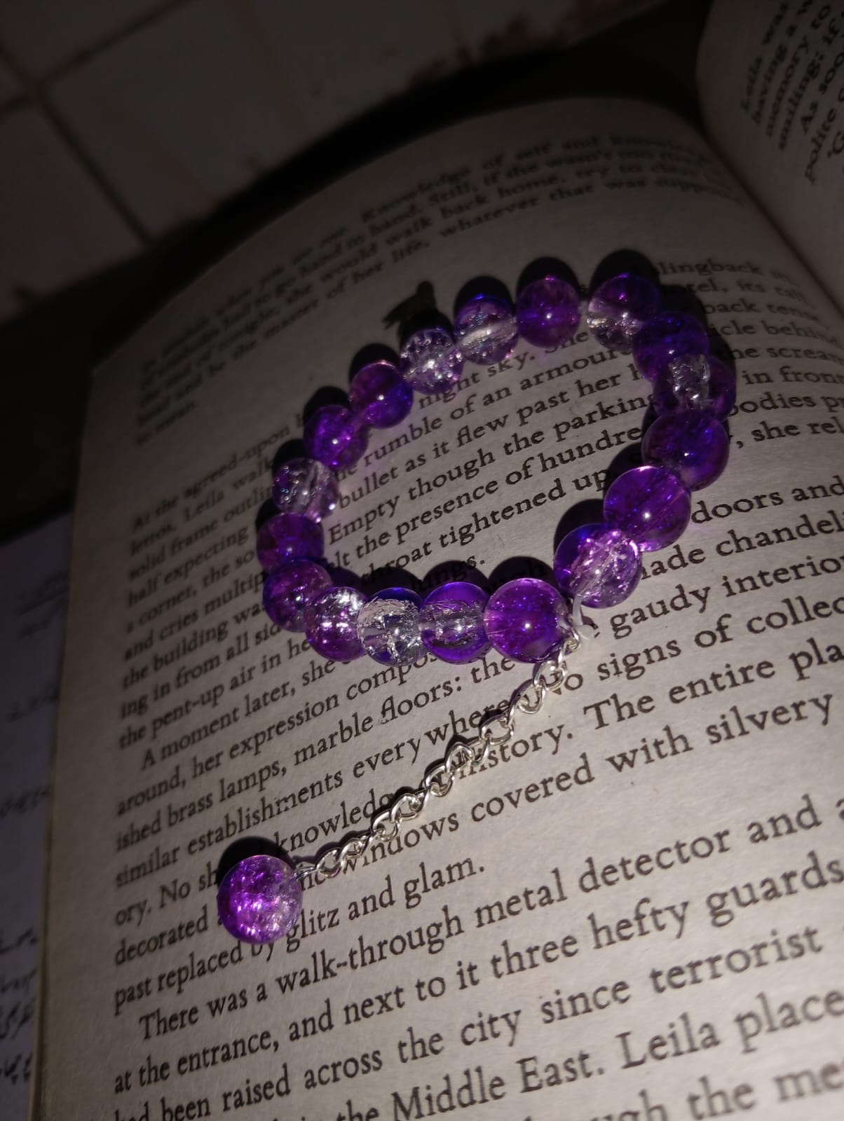 Purple Handmade Bracelet